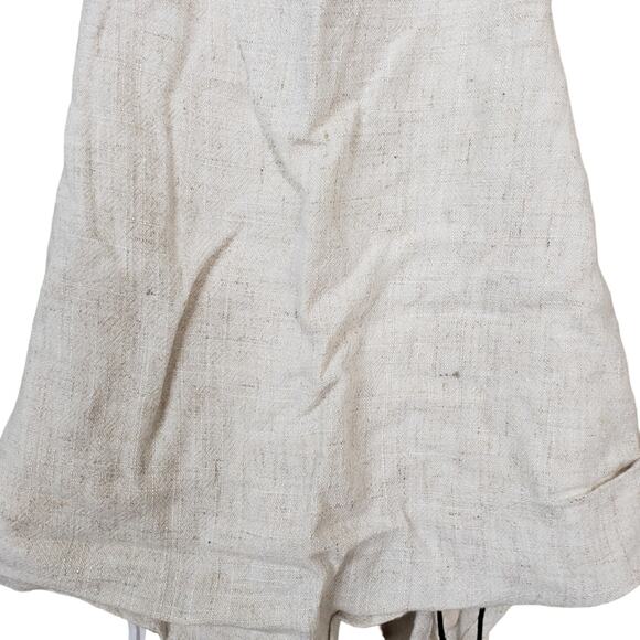 Sovere Womens Small Retold Hankey Hem Linen Blend Halter Top Tan NEW - Picture 6 of 8